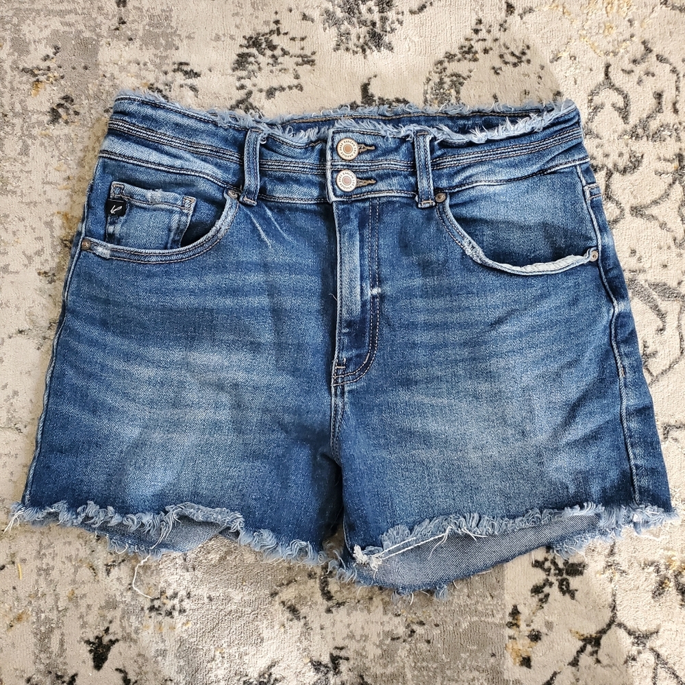 Frayed Denim Shorts